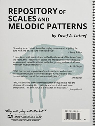 Repository of Scales and Melodic Patterns: Spiral-bound Book