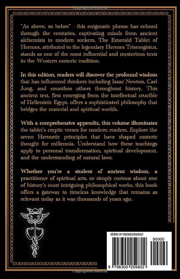 The Emerald Tablet of Hermes