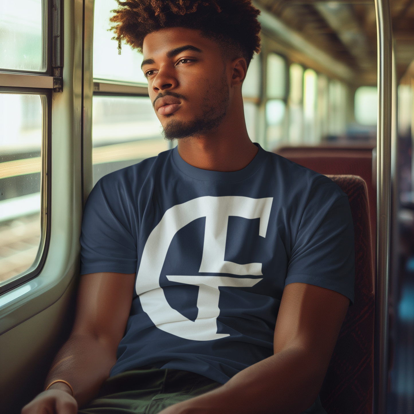 GF White Stamp - Men's Crewneck