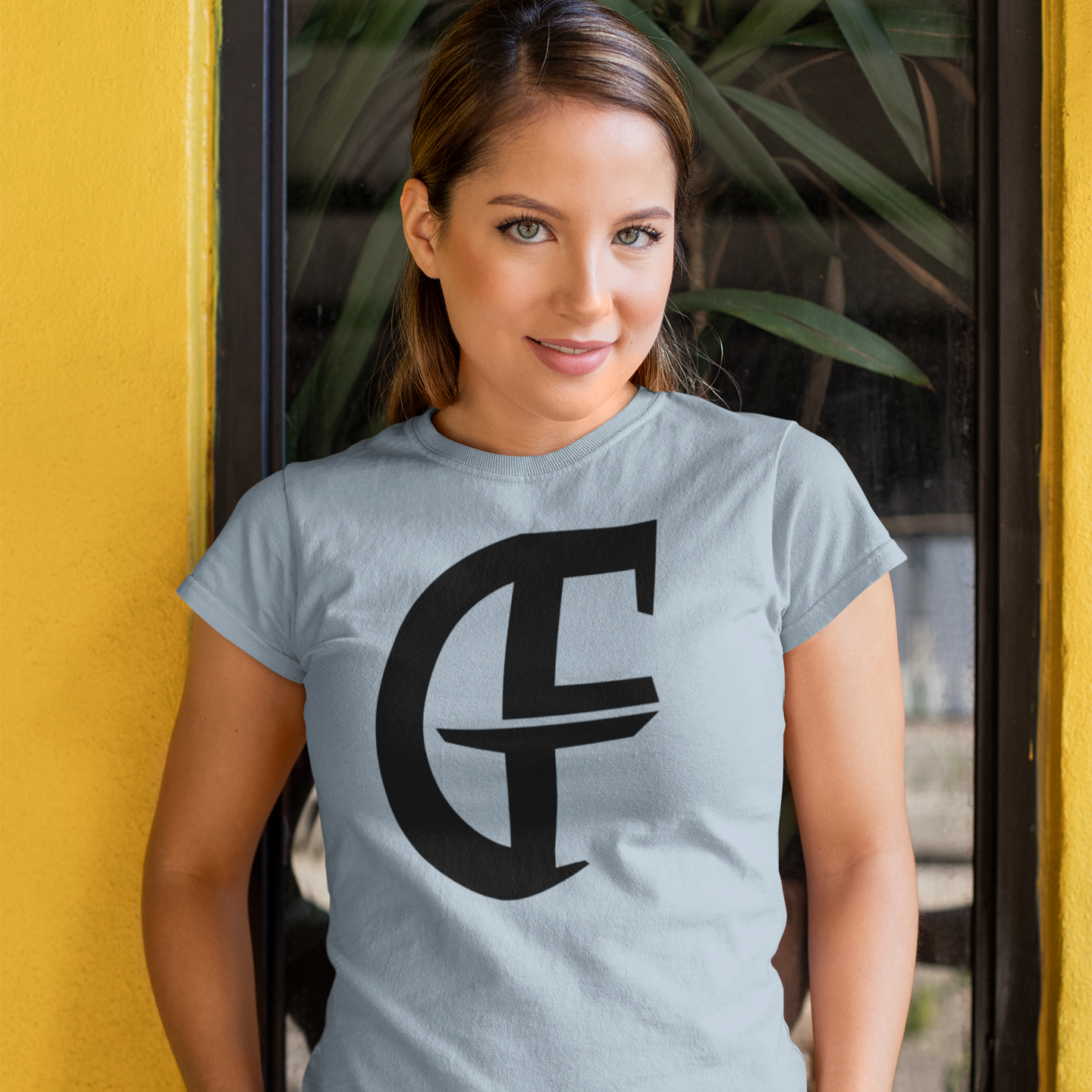 GF Stamp Black - Women's Crewneck