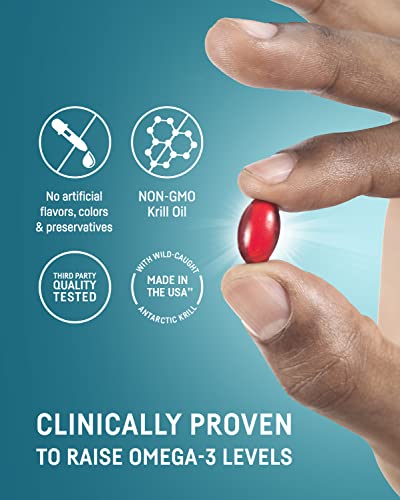 Kori Krill Oil Omega-3 400mg, 90 Softgels | Multi-Benefit Omega-3 Supplement | Superior Omega-3 Absorption vs Fish Oil and No Fishy Burps